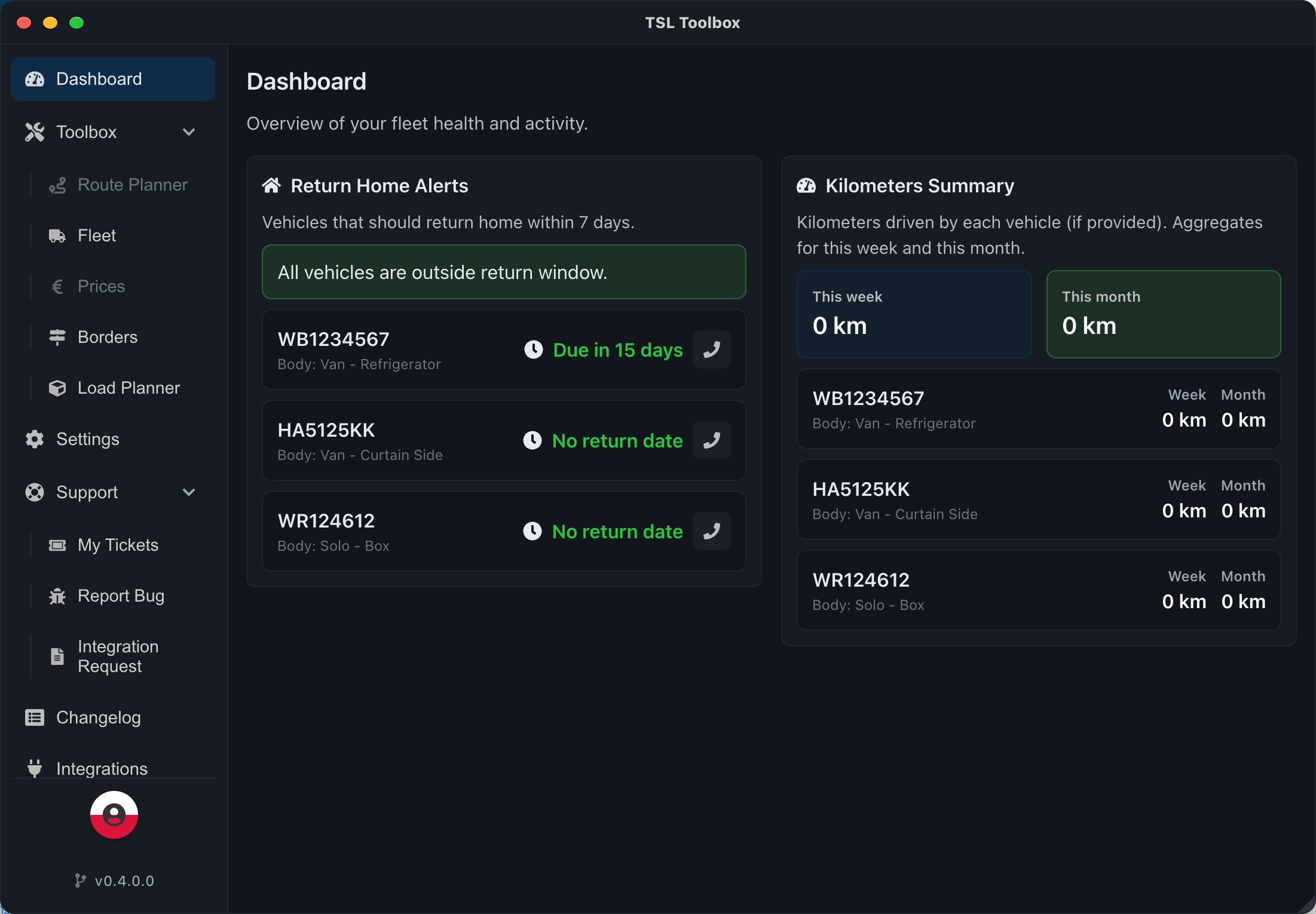 Browser Extension interface preview